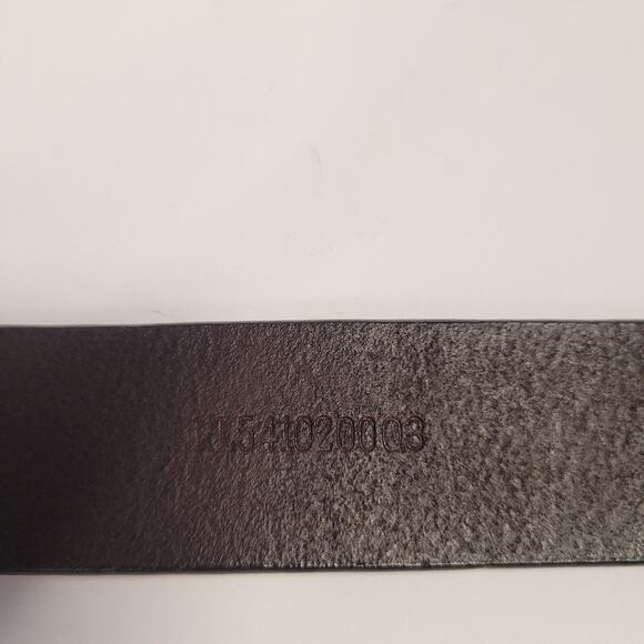 Relic Leather WMS Belt Brown Silver-tone Double Buckle 31" - 35" long Adjustable - Picture 6 of 8